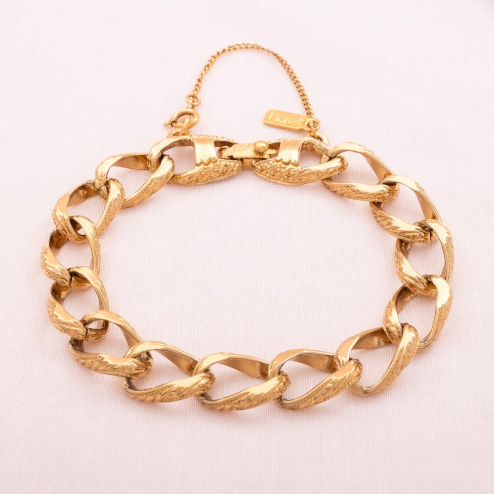 MONET Gold-plated Charm Bracelet